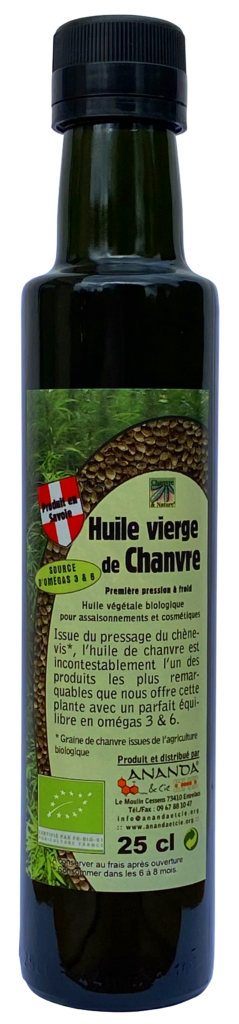 Huile de Chanvre BIO 25cl